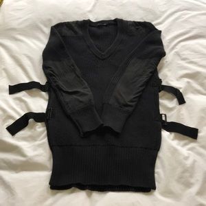 Patchwork / bondage sweater